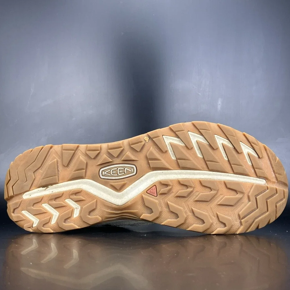 KEEN Hightrail Waterproof Hiking Shoe - Men Size 10.5 'Brindle/Birch' (1030511)